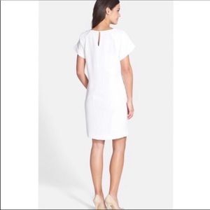 🤍Marc New York 🤍 Crepe Short Sleeve Shift Dress ⭐️EUC⭐️ {Sz: 6} ivory